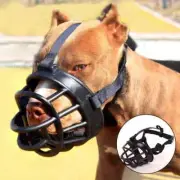 Soft Silicone Big Dog Muzzle Anti-biting Adjustable Muzzles Dogs Harness