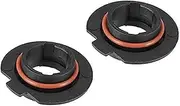 2pcs H7 LED Headlight Adapter Base Bulb Sockets Holder, for Car Black Car Headlight Mounting Bracket