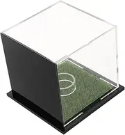 Clear Golf Ball Display Stand Elegant Holder Case Closure Mirror Backing for Collectible Keepsakes Convenient Storage for Golf Balls Stylish