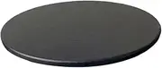 Folpus 100cm Elastic Round Fitted Table Cloth Waterproof Table Cover Tablecloth for Home Kitchen Restaurant, Black