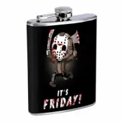 Friday Humor Em1 Flask 8oz Stainless Steel Hip Drinking Whiskey