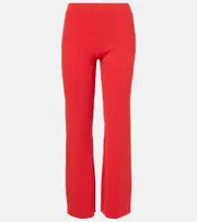 [Veronica Beard] Veronica Beard Bray high-rise slim culottes AU 14 red
