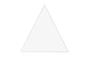 3” Triangle Clear Acrylic Value Pack of 25 Discs for Arts and Crafts DIY Decor