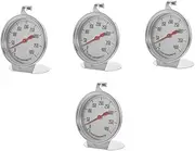 HOMSFOU 4pcs Kitchen Oven Thermometer Oven Temp Gauge High Temp Thermocouple Instant Read Cooking Thermometer 400℃ Baking Cooking Accessory
