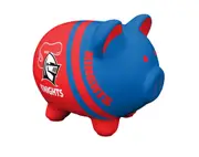 Newcastle Knights NRL Dolomite Piggy Bank Money Box with Coin Slot