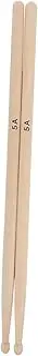 LIGIGWASH 1 Pair Classic Maple Drum Sticks Durable Wooden Drumsticks for Drumming for Beginners and Musicians Smooth Finish for Comfortable Grip for Acoustic Electric Drums