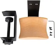 Headset Stand Headset Holder Wooden Headphone Holder Headphone Hanger Headphone Display Stand Game Table Accessories Desktop Headset Holder (Color : Black, Size : Beech)