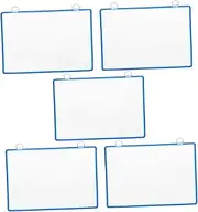 Tofficu 5pcs Hanging File Organizer Wall Wall Mounted File Holder 4 Sections Office Folder Holder for Home Mail Organizer