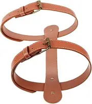 Picnic Mat Straps Outdoor Blanket Yoga Mats Cushion Picnic Bind Strap Ties Straps Yoga Strap for Carrying Mat Floor Bind Strap Picnic Blanket Strap Brown Metal