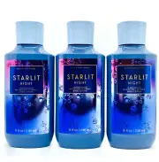 3-Pack Bath & Body Works STARLIT NIGHT Body Lotion 8 fl.oz 236 ml Each