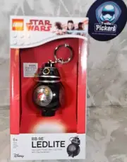 LEGO Star Wars: BB-9E LED Key Light Black/White/Silver NEW Keychain Light Toy