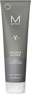 MITCH Double Hitter Sulfate Free 2-in-1 Shampoo and Conditioner, 250ml