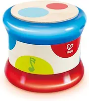 Hape Baby Drum Battery Operated Musical Percussion Instrument Wooden Toy Kids 6m