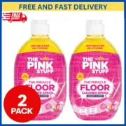 2 x StarDrops The Pink Stuff The Miracle Floor Cleaner Spray 750mL