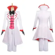Lucifer Morningstar Cosplay Outfit Halloween Uniform Set Carnival Costume Suit