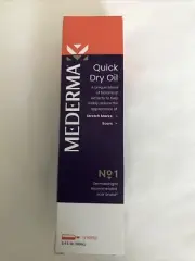 Mederma QUICK DRY OIL for Stretch Marks and Scars.3.4fl.oz