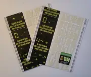DUCK TAPE Glow in the Dark Letters 36 Piece X 2 Sets USA