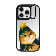 iPhone 16 Pro Mirror Ring Stand Case MagSafe Compatible The Cat-Mas Tree