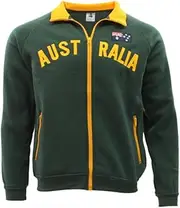 [FIL] Adult Zip-up Jacket Jumper for Australia Day Souvenir - Green & Gold