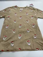Denim & Flower Ricky Singh Kids Santa T-Shirt Beige Size 11/12