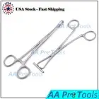 Pierce Slotted Forcep + Septum Clamp Piercing Needles Jewelry + Tools Kit