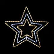 LED Ropelight 3-in-1 Star Flash Warm-Cool-Warm or Multicolor