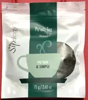 New Sipology Steeped Tea Loose Leaf Pu'erh White Chocolate Macaroon 2.65 oz