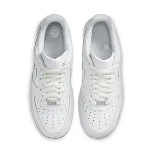 【NIKE 耐吉】NIKE W Air Force 1 07 女款 經典 鐵牌 休閒鞋 白 DD8959-100