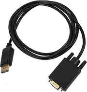 jojofuny to Vga Adapter 1.8m Cable Displayport to Vga Converter Monitor to Laptop Cable for Monitors