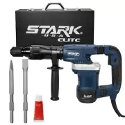 1200W Electric Demolition Jack Hammer 3100BPM Concrete Breaker 2pcs Chisels Bits