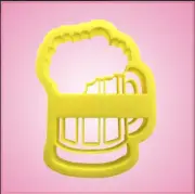 EMBOSSED BEER MUG COOKIE CUTTER