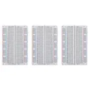 3Pcs 400 Tie Points Breadboard Power Rails For Arduino Jumper Wire White Breadboards & Pinboards
