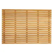 Teak 65x45cm Bath Mat, Natural
