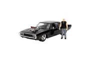 Fast & Furious Dom w/ 1970 Dodge Charger RT 1:24 Scale Die-Cast Vehicle Toy
