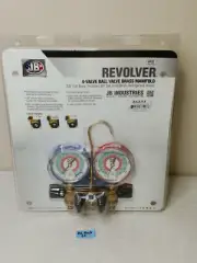 Jb Industries 26233 Manifold Gauge, 4-Valve New-Old Stock