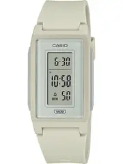 Casio LF-10WH-8EF Grey Dial Beige Plastic Womens Watch