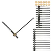 Clock Hands, 12 Set Clock Hands Kits Clock Mechanism Movement Aluminum,Black,A22