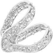 DECOMELODY Rhinestone Claw Hair Clips for Women Elegant Ponytail Holder Versatile Hair Accessories Lightweight Metal Design for for Casual Formal