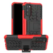 MCC Heavy Duty Samsung Galaxy S20 FE Fan Edition Shockproof Case Cover [Red]