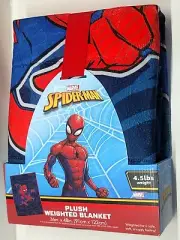 Plush Weighted Spiderman Blanket
