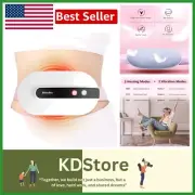 Fast Heating Graphene Heating Pad with Vibrating Massage – White Portable Design
