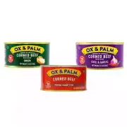 OX & Palm Corned Beef 11.5 oz Variety Pack(4 Onion,4 Chili&Garlic,4 Original)