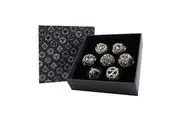 RPG Set Hollow Vines Dice (Chrome and Gold)