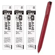 ZEBRA 3color Ballpoint Pen Sarasa Clip 3C 0.4mm Red Shaft Refill Black 3 Pieces