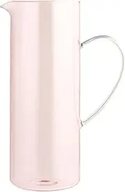 H&H Daylight Borosilicate Glass Jug, Pink, 1.25 litres