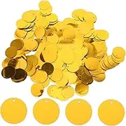 JEWEDECO Skirt Decorative Sequins Dance Costume Trim Costume Embellishment Round Disc Sequin Shiny Sequins Apparel Sequin Embellishment Glittering Sequin Flat Round Sequin