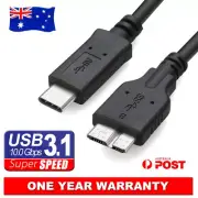 USB-C Micro USB 3.0 Cable For Toshiba Seagate WD External Hard Drive HDD Laptop