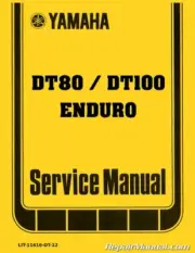 1977 - 1983 Yamaha DT80 GT80 GTMXE DT100 Motorcycle Service Manual