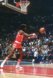 Dwight Jones Houston Rockets passes the ball v the Washington Bull- Old Photo