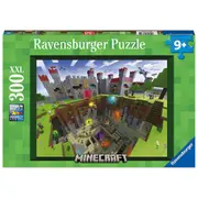 300pc Ravensburger Minecraft Cutaway Kids/Childrens Jigsaw Puzzle Set 9y+